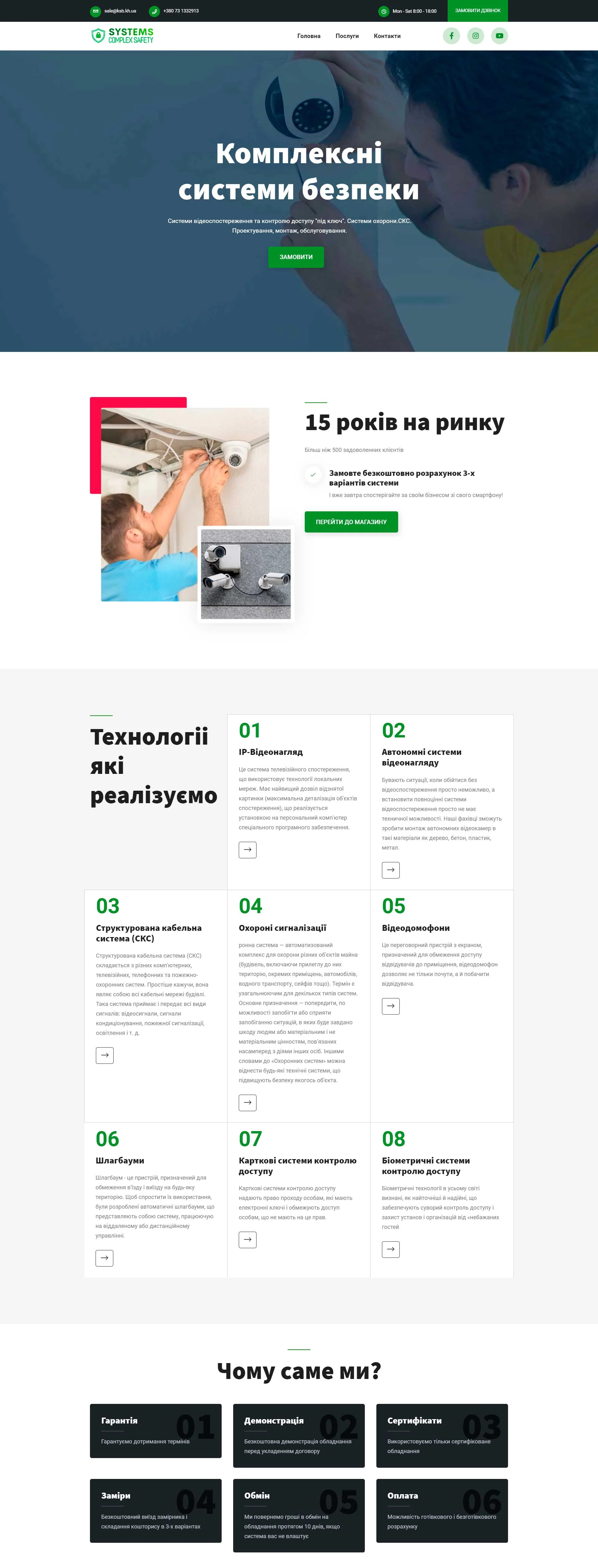 Systems Complex Safety - Системи безпеки